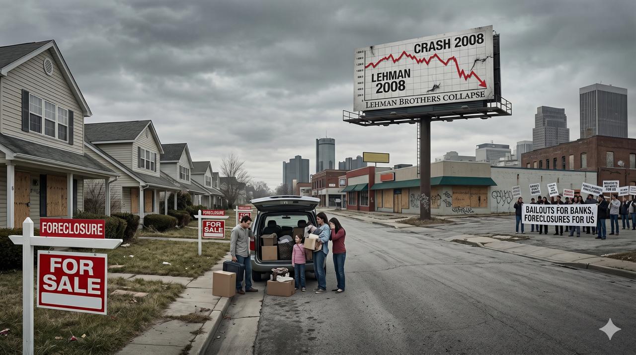 Global financial crisis of 2008 — the downturn that emptied construction sites across the world